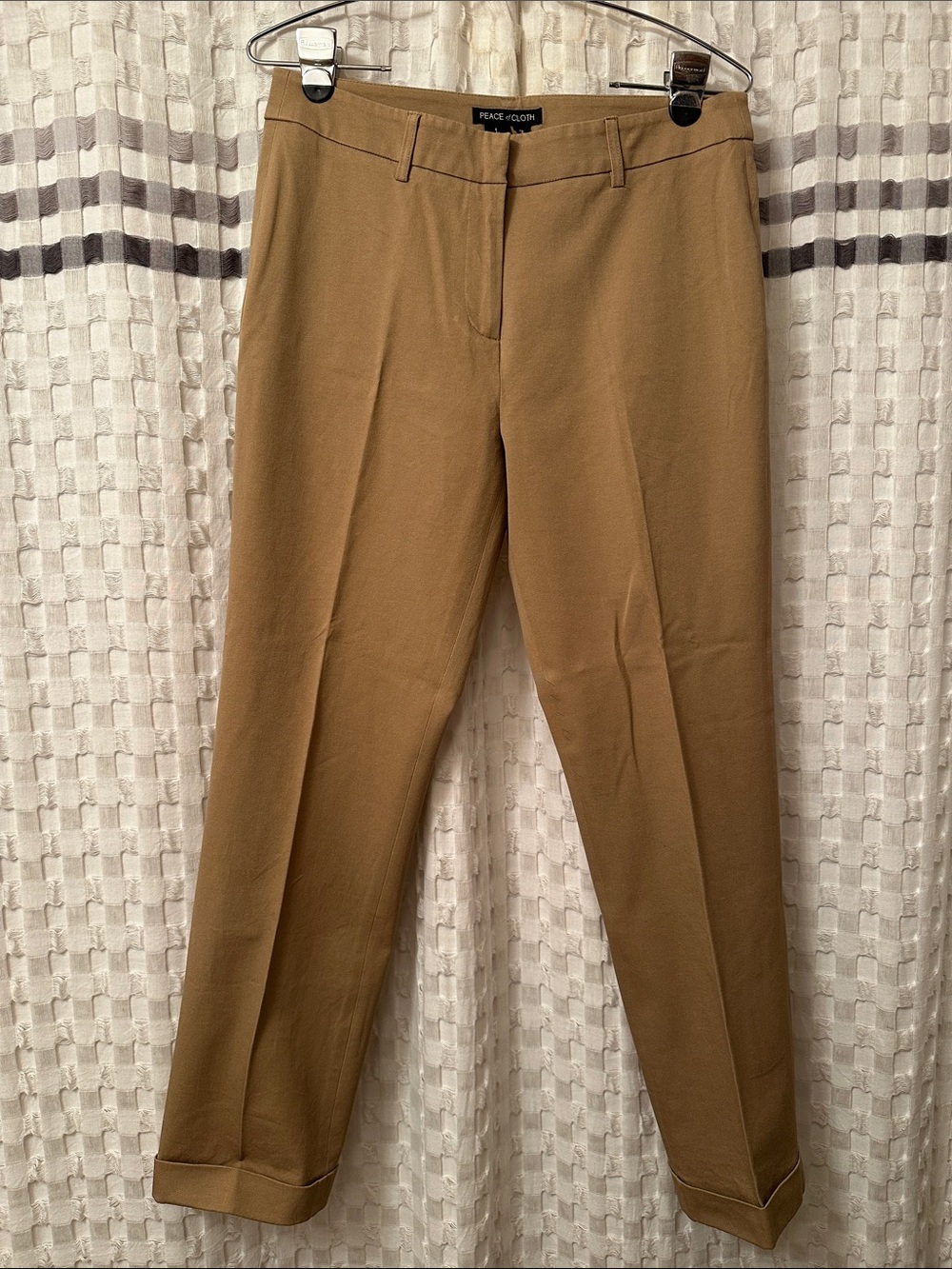 Peace of Cloth Tailored Trousers in Camel